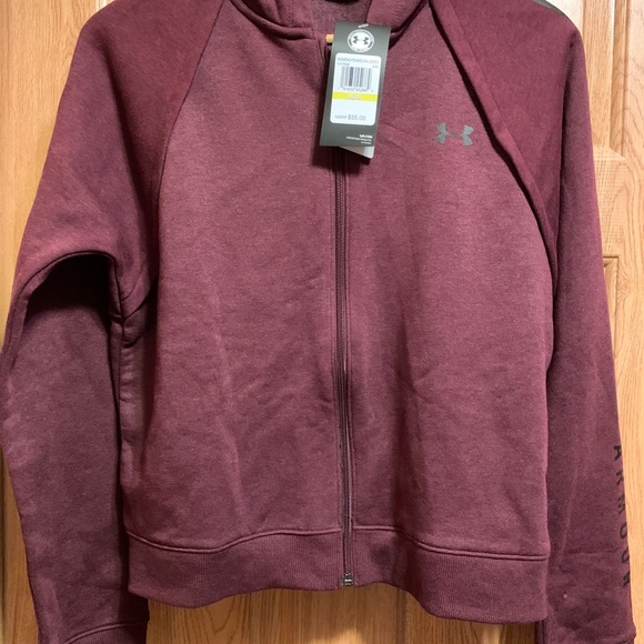 Under Armour Zip Up Hoodie Jacket — NWT — Loose Fit — Med - Picture 4 of 6